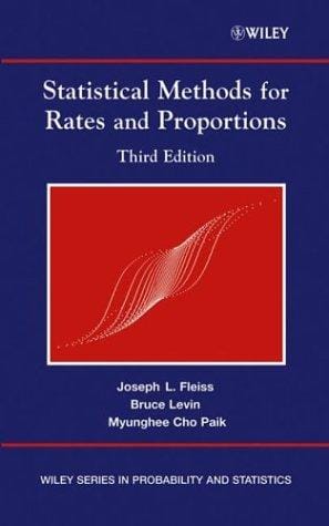Statistical methods for rates and proportions.