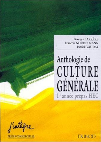 Anthologie de culture générale