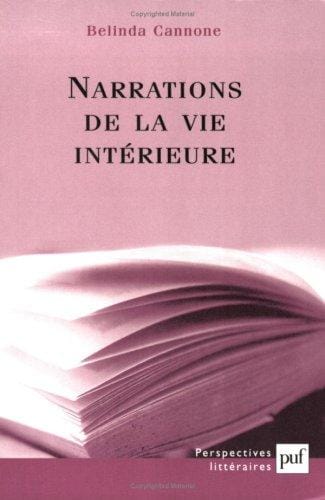 Narrations de la vie intérieure