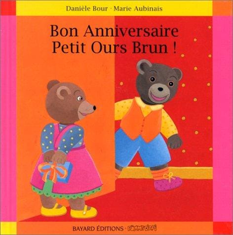 Bon anniversaire petit ours brun