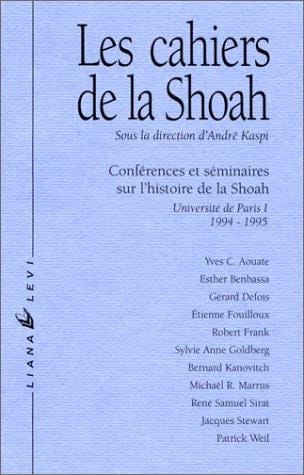 Les Cahiers de la Shoah 1994-1995, tome 2