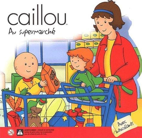 Caillou au supermarché