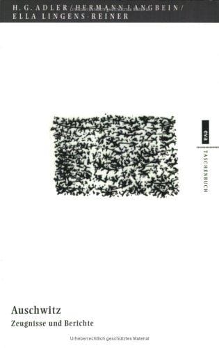Auschwitz. Zeugnisse und Berichte.