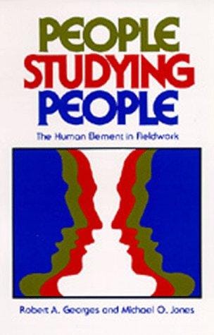 People studying people: the human element in fieldwork