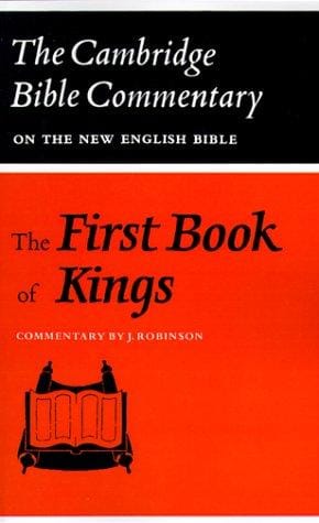 The first book of Kings.