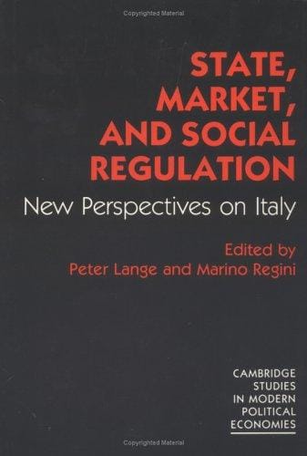 State, market, and social regulation: new perspectives on Italy