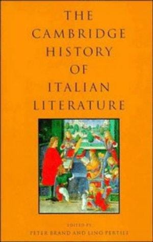 The Cambridge history of Italian literature
