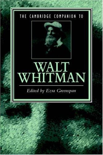 The Cambridge companion to Walt Whitman