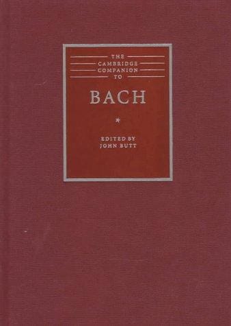 The Cambridge companion to Bach