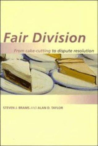 Fair division: from cake-cutting to dispute resolution
