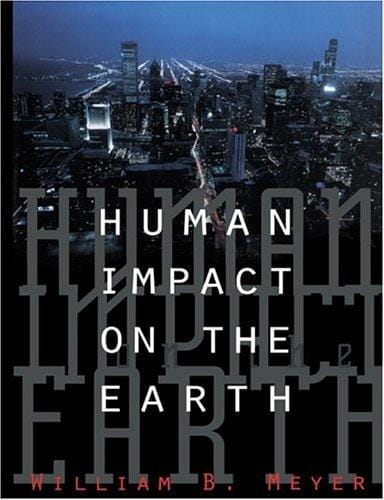 Human impact on the earth