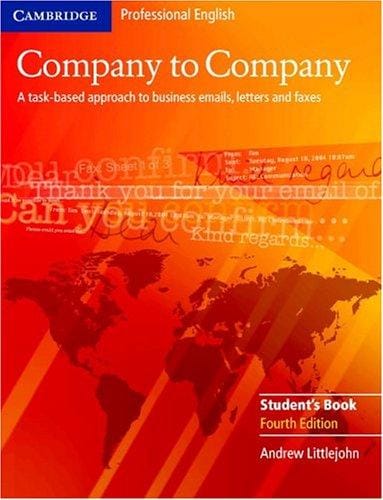 Company to Company Student's Book