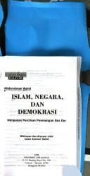 Islam, negara, dan demokrasi: himpunan percikan perenungan Gus Dur