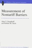 Measurement of nontariff barriers