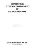 Strategy for economic development of backward regions