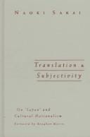 Translation and subjectivity: on Japan and cultural nationalism