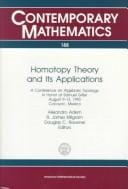 Homotopy theory and its applications: a conference on algebraic topology in honor of Samuel Gitler, August 9-13, 1993, Cocoyoc, Mexico