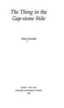 The Thing in the Gap-stone Stile