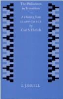 The Philistines in transition: a history from ca. 1000-730 B.C.E.