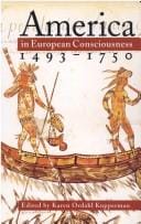 America in European consciousness, 1493-1750