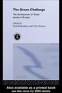 The Green challenge: the development of Green parties in Europe