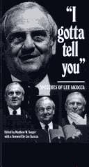 I gotta tell you: speeches of Lee Iacocca