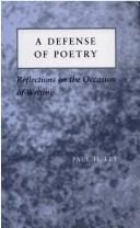 A defense of poetry: reflectionson the occasion of writing