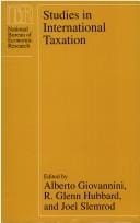 Studies in international taxation