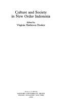 Culture and society in new order Indonesia