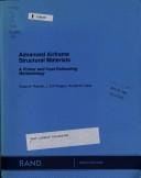 Advanced airframe structural materials: a primer and cost estimating methodology