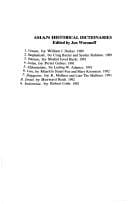 Historical dictionary of Indonesia