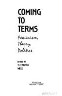 Coming to terms: feminism, theory, politics