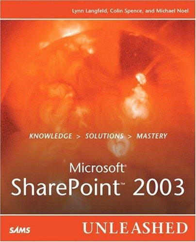 Microsoft SharePoint 2003 unleashed