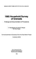 1985 household survey of Grenada: findings and documentation of procedures