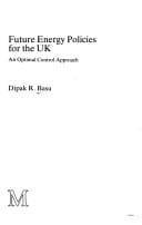 Future energy policies for the UK: an optimal control approach