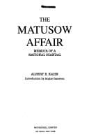 The Matusow affair: memoir of a national scandal