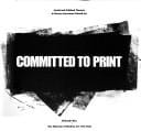 Committed to print: social and political themes in recent American printed art