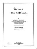 The law of oil and gas