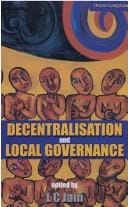 Decentralisation and local governance: essays for George Mathew