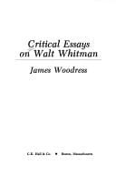 Critical essays on Walt Whitman