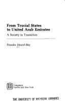 From trucial states to United Arab Emirates: a society in transition