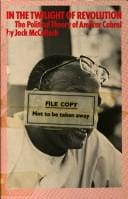 In the twilight of revolution: the political theory of Amilcar Cabral