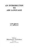 An introduction to Adi language
