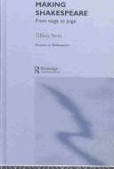Making Shakespeare: From stage to page