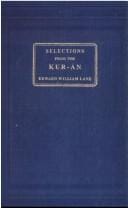 Selections from the Kur-án