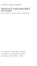 Donald Barthelme's fiction: the ironist saved from drowning