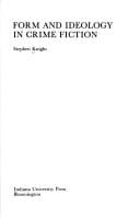 Form and ideology in crime fiction