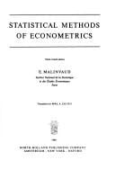 Statistical methods of econometrics