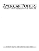 American potters: the work of twenty modern masters