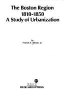 Boston region, 1810-1850: a study of urbanization